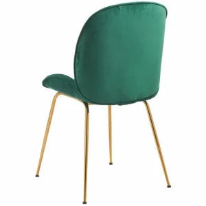 Besorgen 😀 SCHNEIDER ELECTRIC Stuhl Velvet – Samtbezug Grün Esszimmerstuhl Besucherstuhl Metall Max. 120kg 🔔 11